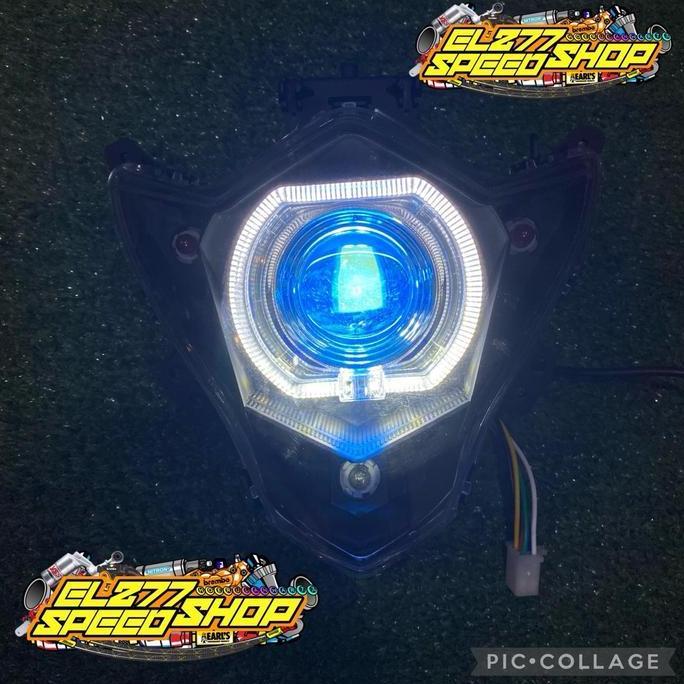 NOICHERS Reflektor Satria Fu Facelift Set Biled Projie Reflektor Lampu Depan Satria Fu Facelift Set 