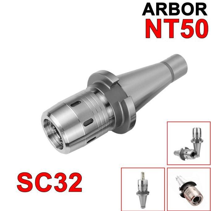 GUNMED Arbor NT50 C32 Arbor Collet NT50 C32 Arbor Milling NT30 BT40 BT50