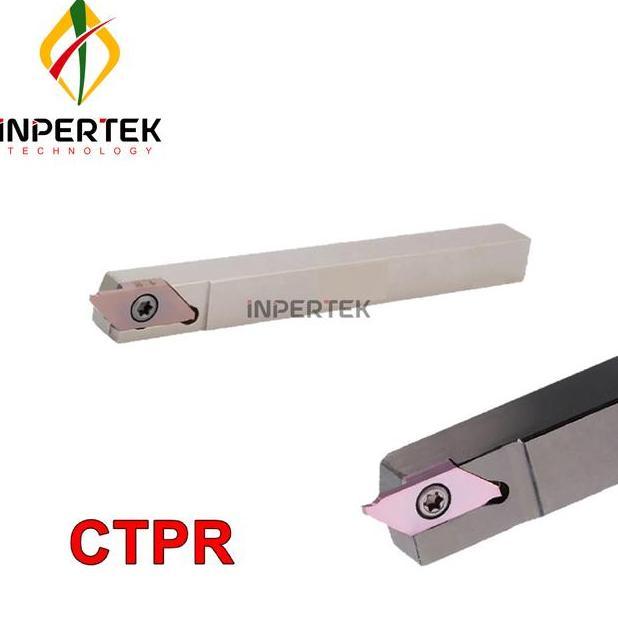 VIST CTPR 10 Holder Grooving Insert Cutting CTP FR Pahat Bubut Potong 10mm