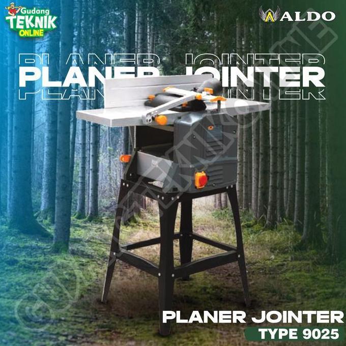 RXT Mesin Jointer Serut Kayu 10" ALDO 9025 / Wood Jointer 10 Inch Meja Perata Ketam Lurus Siku Kayu 