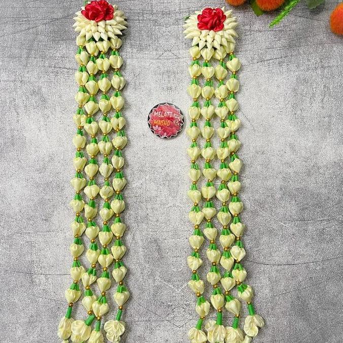 Melati imitasi jurai mekar Aksesoris Elegan LT