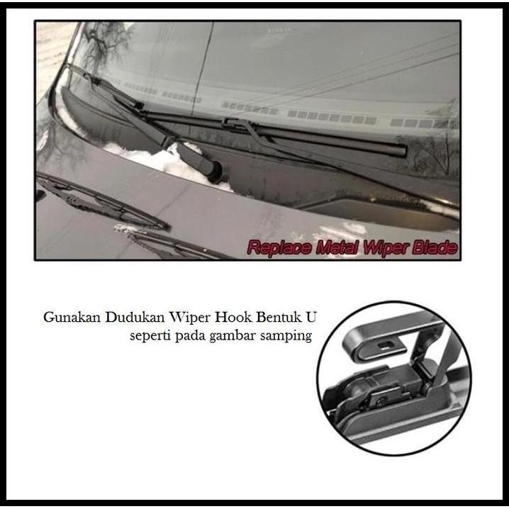 BEST DEAL WIPER FRAMELESS KACA MOBIL DAIHATSU TARUNA 99 2001 2002 2003 2004 2005 !!!!!!!