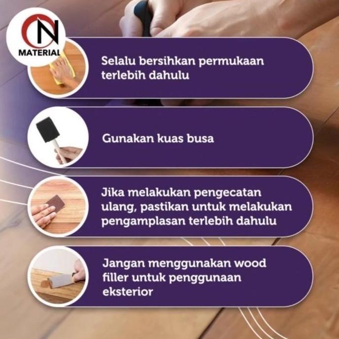 Attrezzo- Cat Propan Woodstain Pws 633 Water Based Gloss / Satin Pewarna Kayu