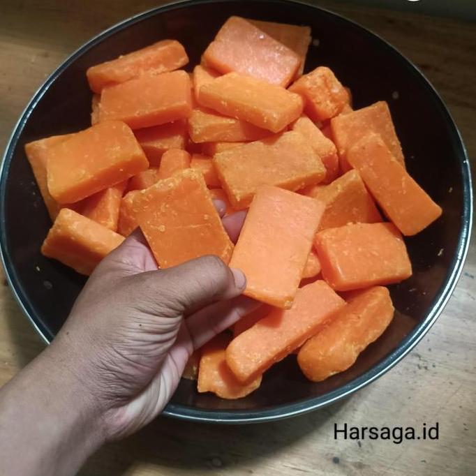 Sabun Pepaya Kiloan ORI Rijekan potongan pabrik Hemat 250g / 500g / 1Kg  Hand Soap Perawatan mencera
