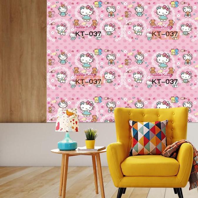 Attrezzo- Bobi Wallpaper Dinding Hello Kitty