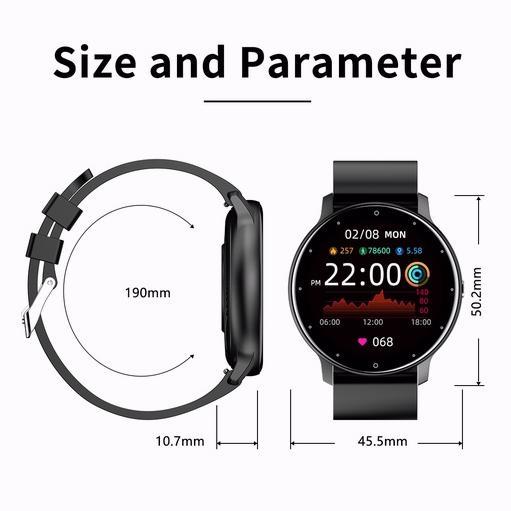 Terbaru Lige Jam Tangan Pintar Pelacak Kebugaran Tahan Air Layar Sentuh Penuh Jam Tangan Olahraga Bl