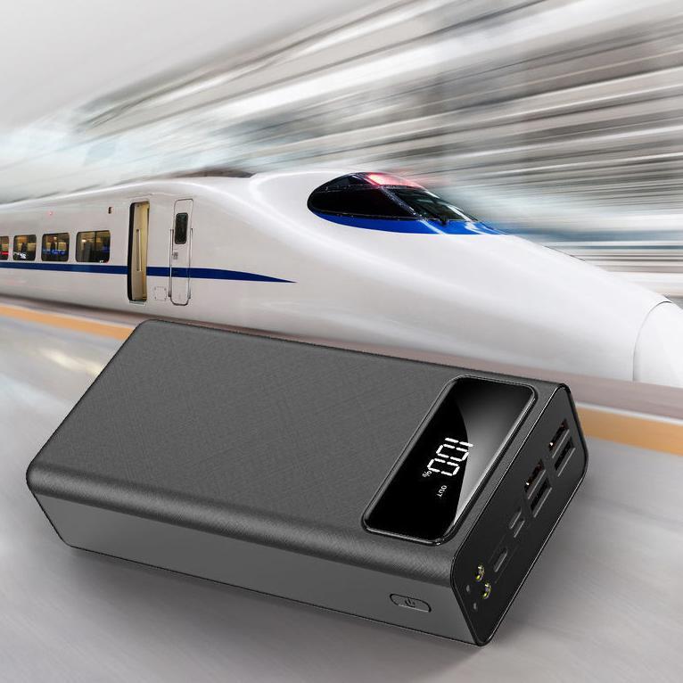 Big Promo 60000Mah Powerbank Fast Charging Full Capacity 4 Usb Charge Ports Pd Fast Charging Power B