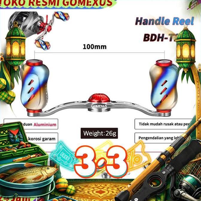 Tsurizao- Gomexus 100Mm Handle Reel Bc Titanium Casting Reel Handle Free Gift For Daiwa Steez Zillio