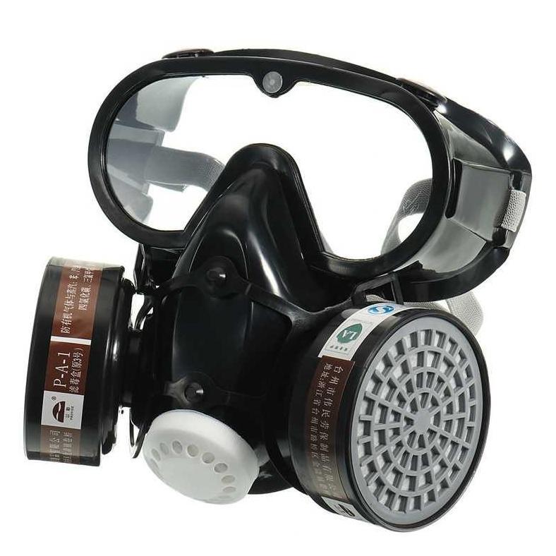 Masker Gas Respirator Full Face Anti-Dust Chemical - Sf01