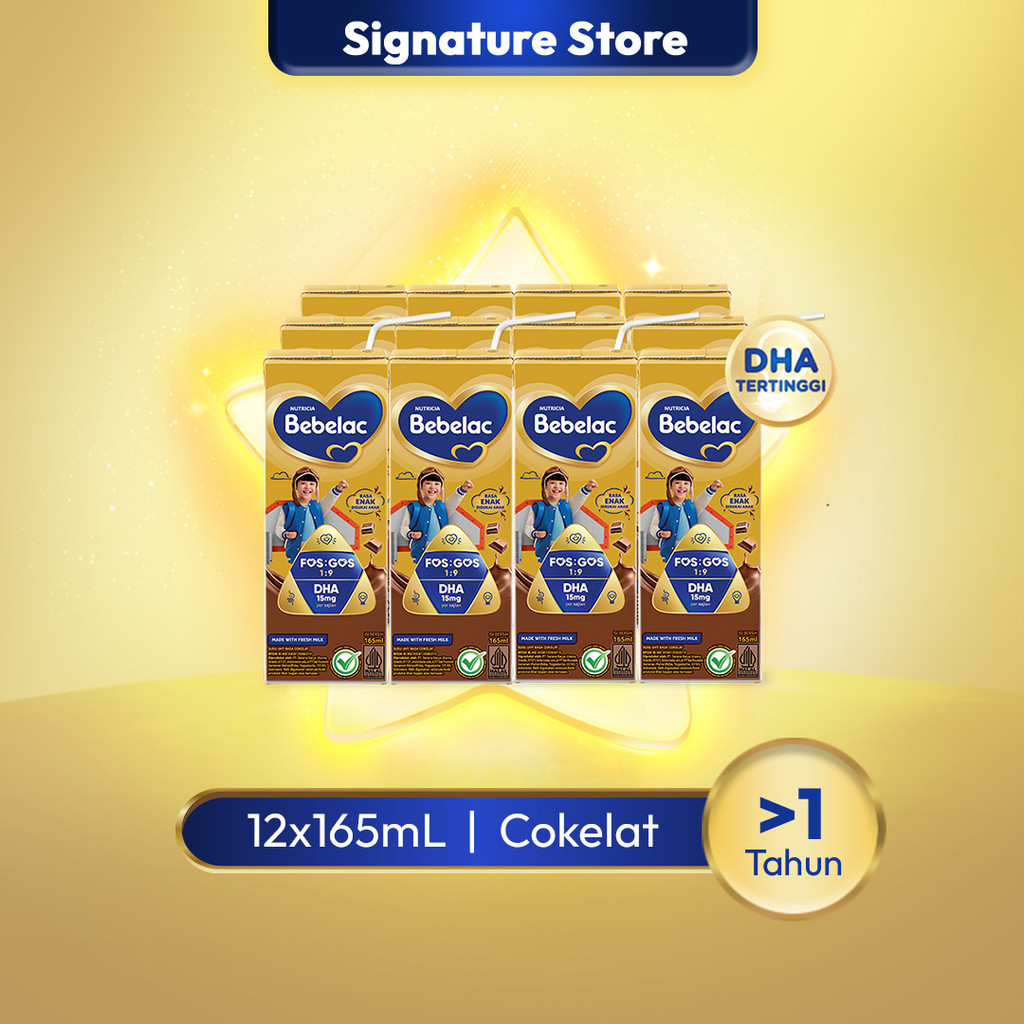 [BARU] Bebelac Susu Formula Cair Rasa Cokelat 165ml x 12