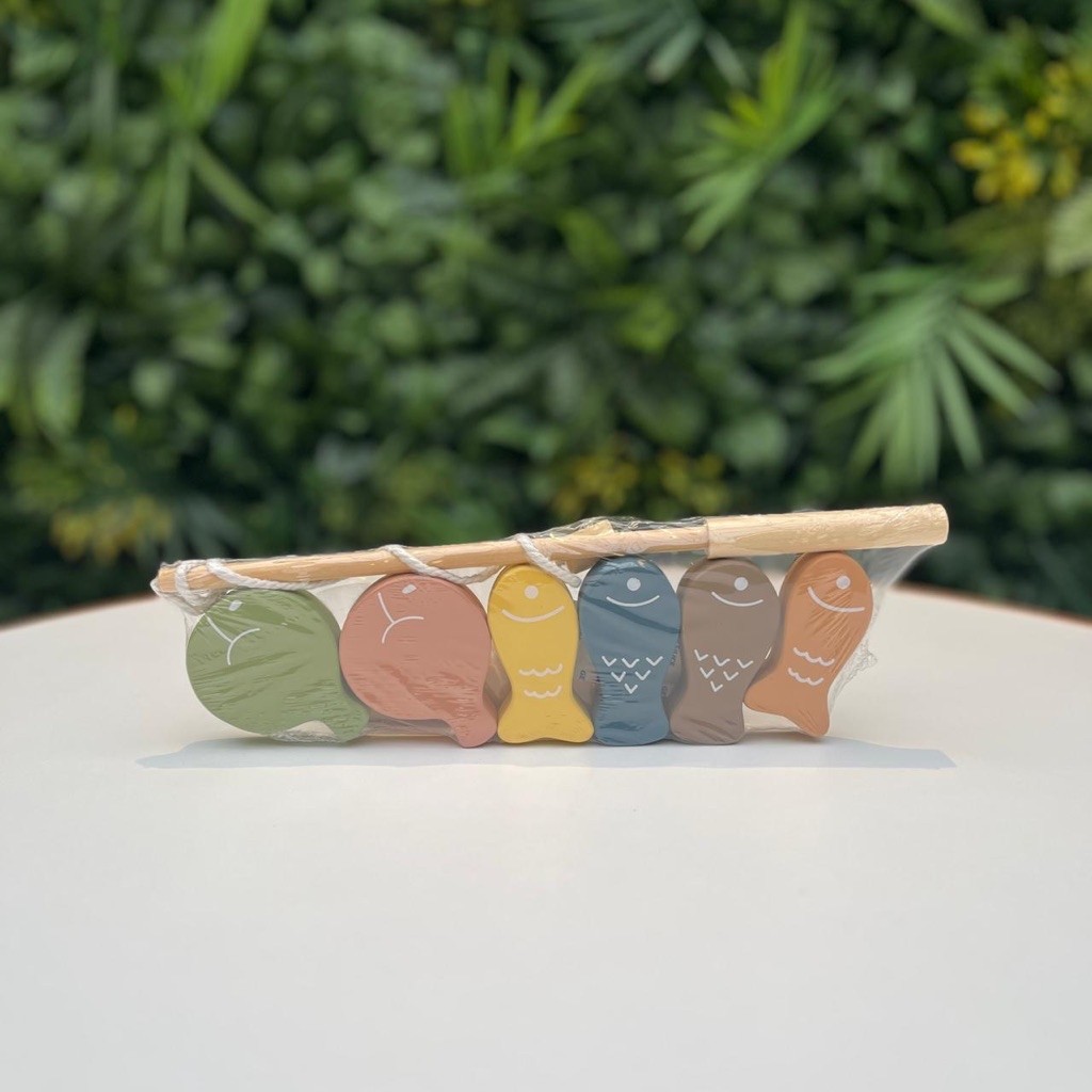 Lettering and Life Wooden Fishing Set