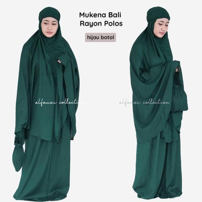 Mukena Bali Polos Putih