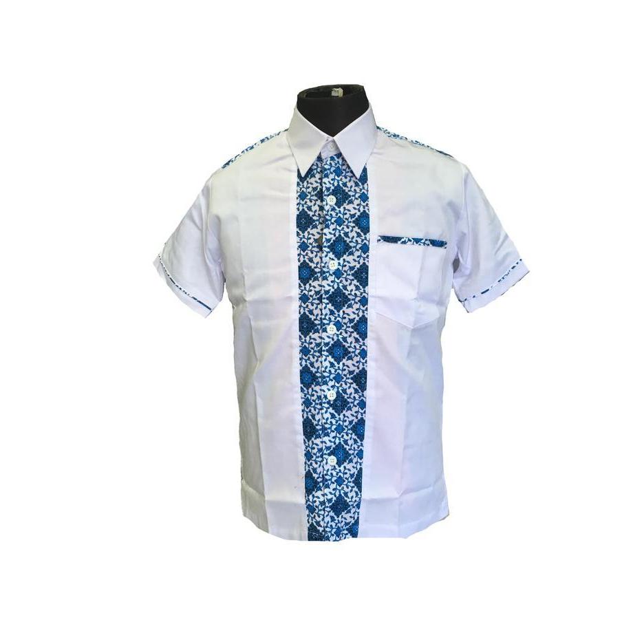 Bisa Cod - Kemeja Seragam Batik , Baju Kerja Batik , Seragam Kombinasi Batik , Seragam Batik , Baju 