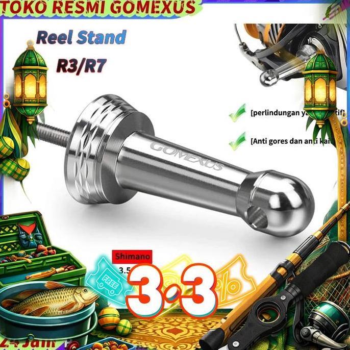 Tsurizao- Gomexus Stand Pelindung Reel Tipe Lock Untuk Shimano Daiwa Abu Revors Lt 1000-5000 R3