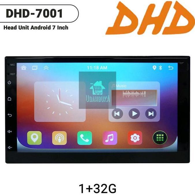 HEAD UNIT MOBIL - DOUBLE DIN - ANDROID - 7 INCH - RAM 1/2 GB -  DHD 7001 - CAR HEAD UNIT ORIGINAL DA