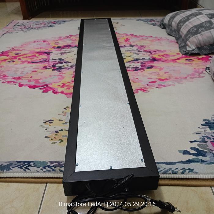 Jam Waktu Sholat Runing Text, Jam Masjid, Frame JWS 3 Panel