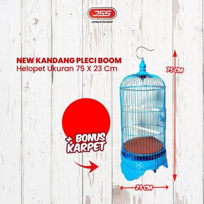 Fugl- Sangkar Kandang Pleci Helopet Boom Diameter 23 Cm