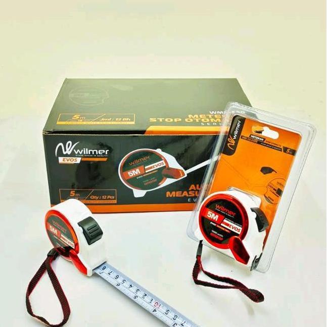 Hiyahiya- Meteran Wilmer Evos 7,5 Meter / Meteran Auto Stop Auto Lock Evos Wilmer Evos 71/2M