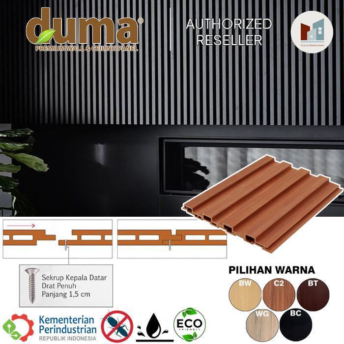 WPC Fluted Contempo Wall Panel dinding indoor || DUMA WOODPANEL