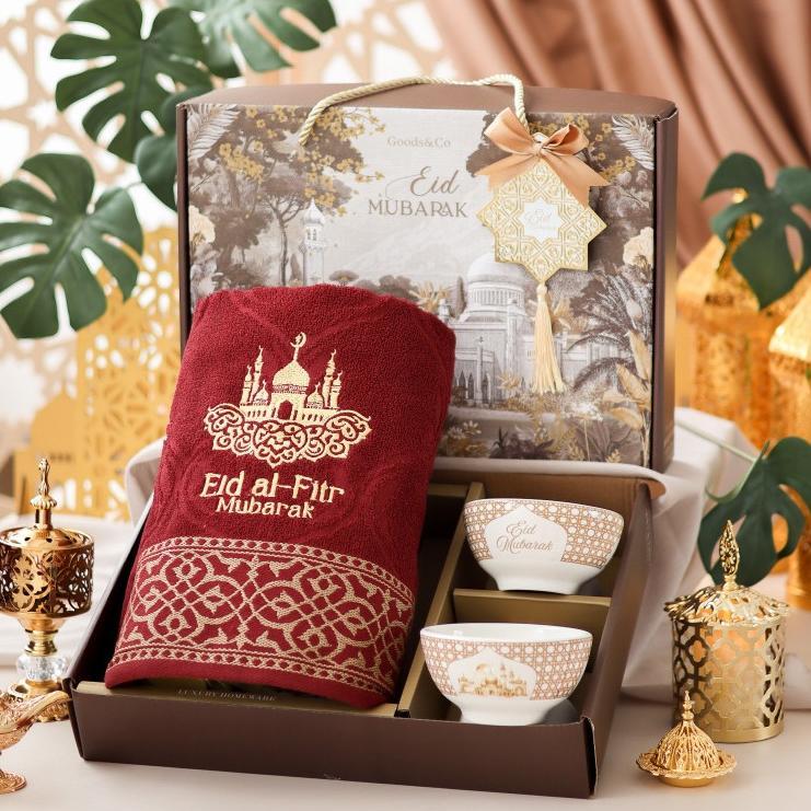 Gratong Hampers Handuk Mangkok Lebaran Premium Hampers Handuk Idul Fitri Parcel Lebaran Hampers Hand