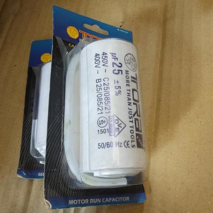 KAPASITOR 25UF CAPACITOR TORA PROMO