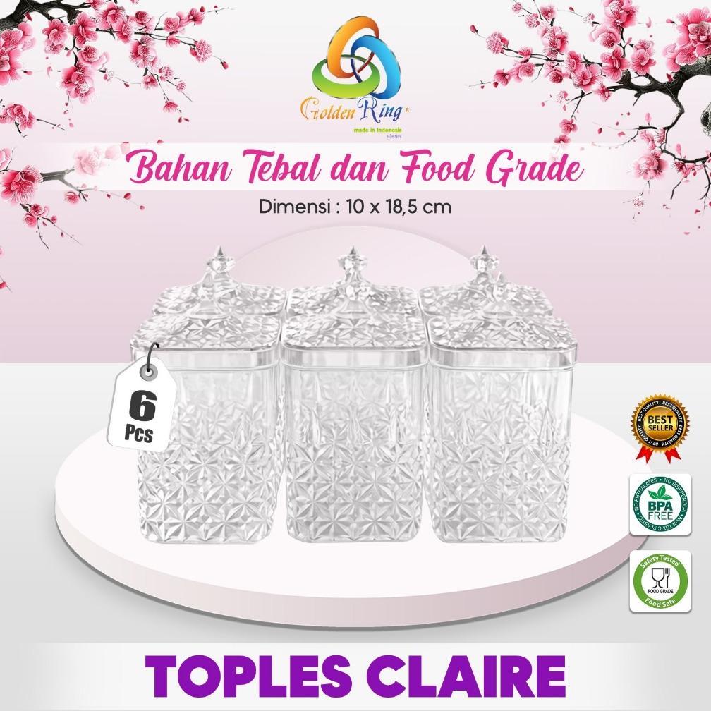 Grosir (6 Pcs) Toples Claire / Toples Akrilik / Toples Lebaran
