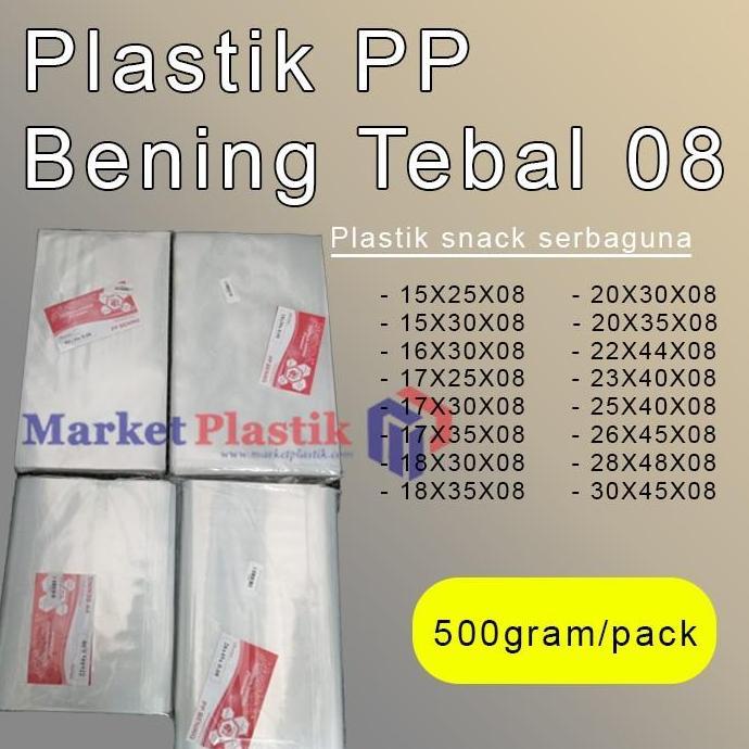 Pacnpac- Plastik Pp Bening/Plastik Pp/Plastik Pp Tebal 08/Pp 08Micron