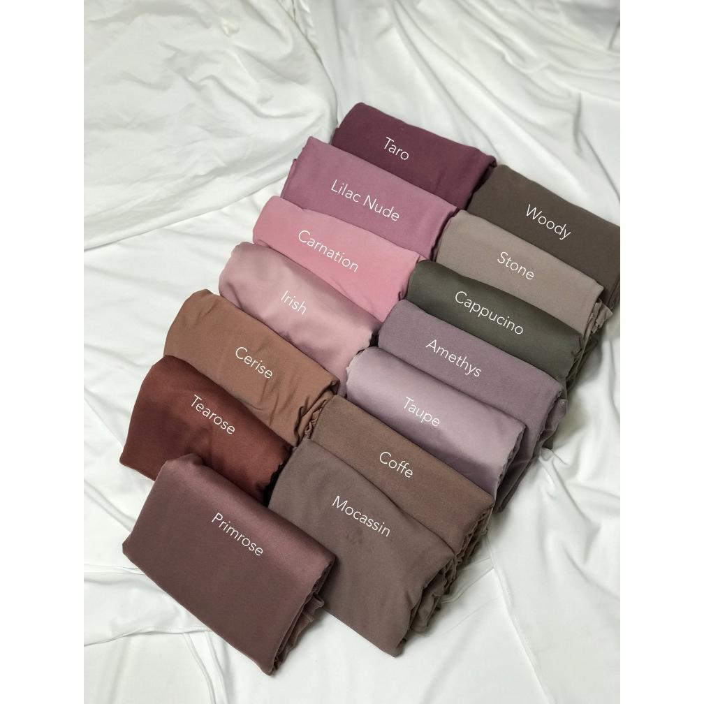 Murah Jasmine Jilbab-Inner Manset Daleman Leher Turtleneck Dada Kaos Jersey Spandek Premium Wanita M