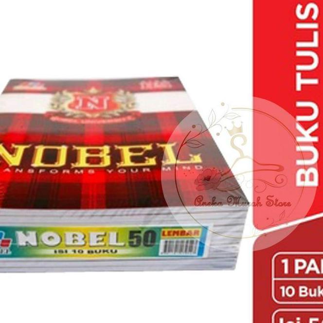 Buku Tulis Big Boss ,Tiara Campus, Nobel Campus 10 Buku / 1 Pack Isi 38 Dan 50 Lembar