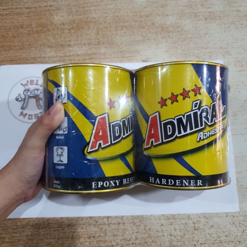 Lem Epoxy Admiral Besar 2 Komponen