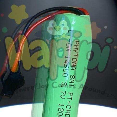 Battery Charger Kabel Rangkai 1 Phytona Sni 14500 Li-Ion 3.7 Volt 1200Mah Phytona Baterai Mobil Rc