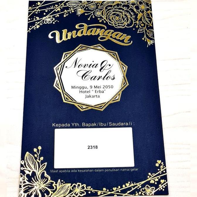 Blangko Kosong Undangan ERBA 2318 Isi 100 Lembar