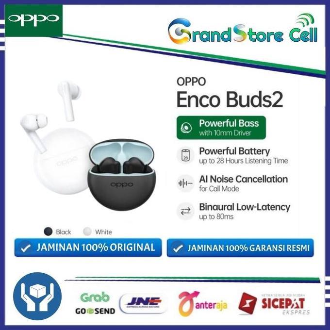 OPPO Enco Buds2 | Enco Buds 2 TWS AI Noise Cancellation GARANSI RESMI