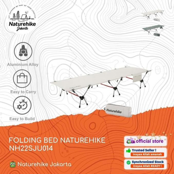 Terlaris Folding Bed / Velbed Lipat Portable Camping Naturehike Nh22Ju014
