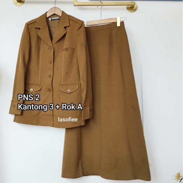 Bisa Cod - Lasofiee 18 -Setelan Seragam Pemda /Seragam Guru/Pns/Perawat/Pramuka/Gamis Pemda - Bahan 