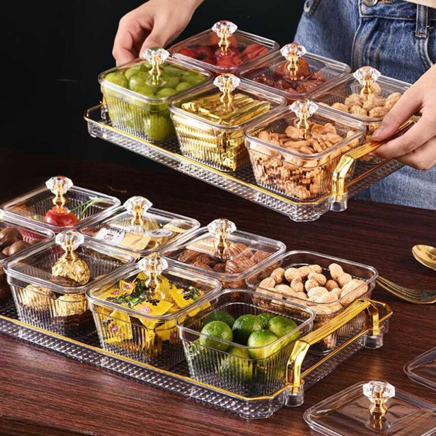 Promo Snack Tray Toples Set Nampan Toples Permen Minimalis Toples Lebaran Snack Tray Tempat Camilan 