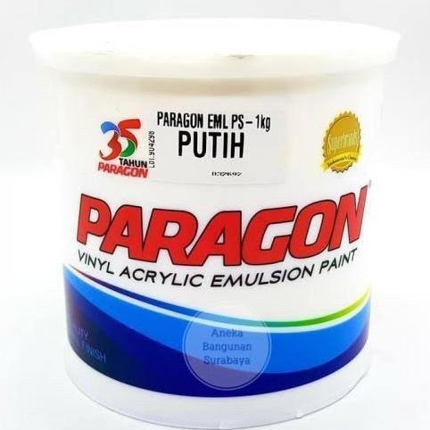 Icebahsa_Seller - Cat Tembok Paragon Putih 1Kg Kemasan Basic Waterproof