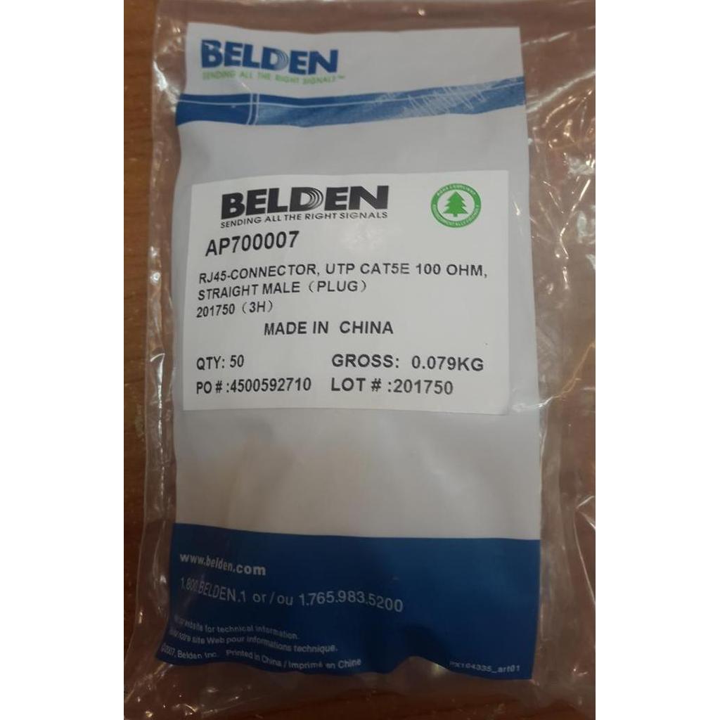 Terusaja- Konektor Rj45 Belden Cat 5E / Rj 45 Belden / Belden Cat5