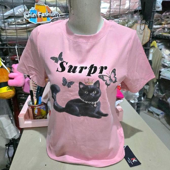 Kamaya Kaos Lengan Kamaya Kaos Lengan Pendek Wanita Motif Dan Bahan