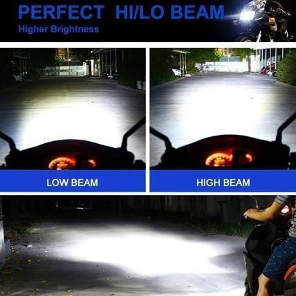 Saless Seametal Lampu Led Motor Super Terang H6 M5 P15D Bohlam Lampu Depan Sepeda Motor Led Canbus 1