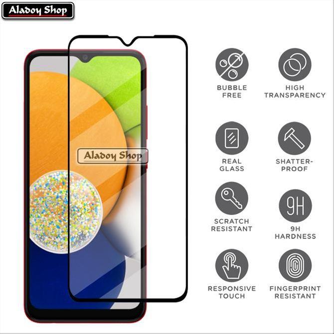 Case Samsung A03 Shockproof Transparent Casing + Tempered Glass