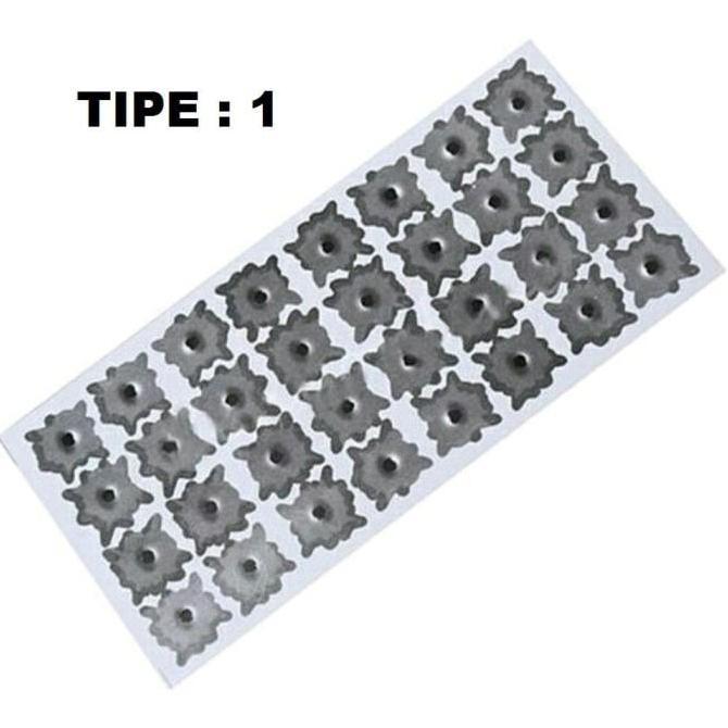 STIKER MOBIL 3D LUBANG PELURU