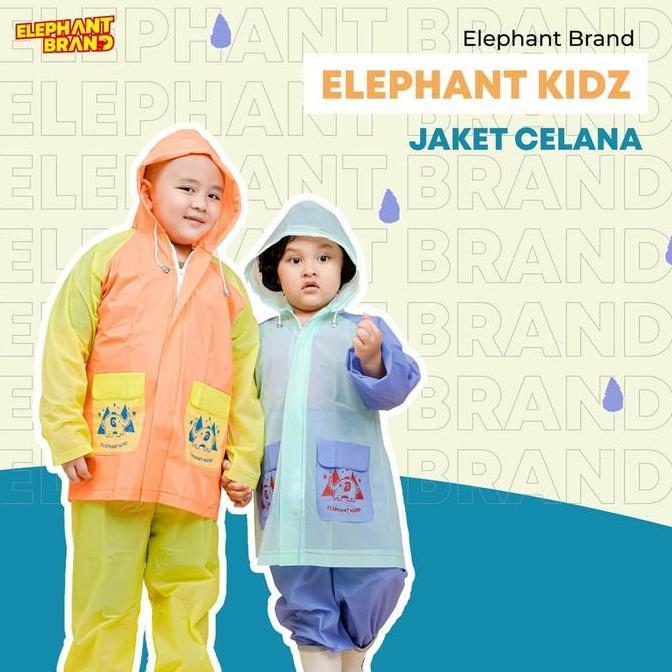 Kind- Jas Hujan Anak Elephant Kids Jas Hujan Anak Merek Gajah Elephant Brand