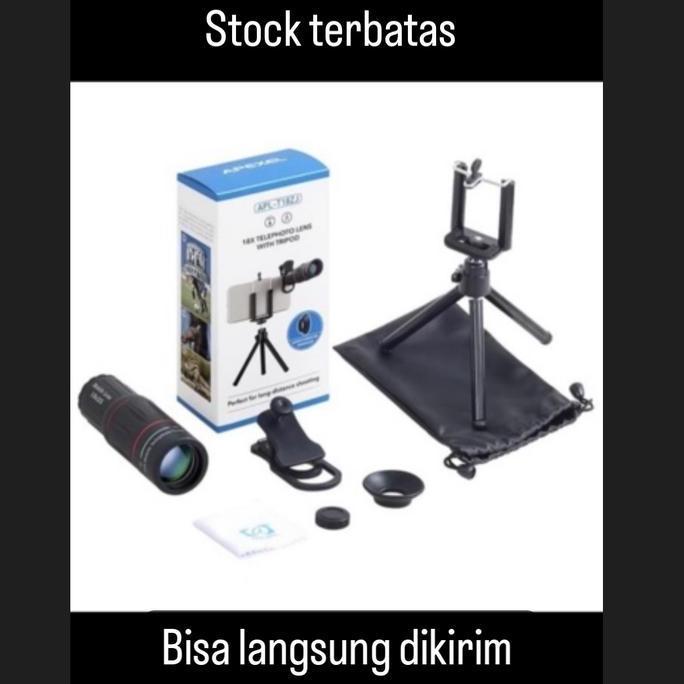 Telezoom 18x apexel lengkap untuk Foto/Record