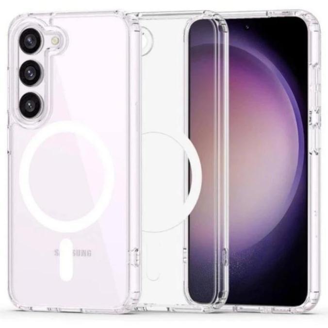 Clear Case Magsafe S21 FE Cover Wireless Magnetic