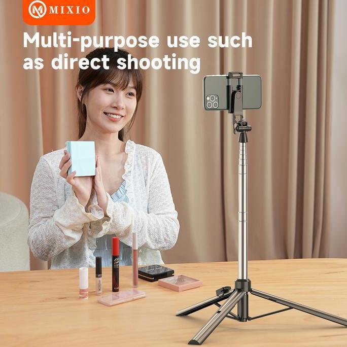 MIXIO A31 Tongsis Bluetooth Selfie Stick Tripod