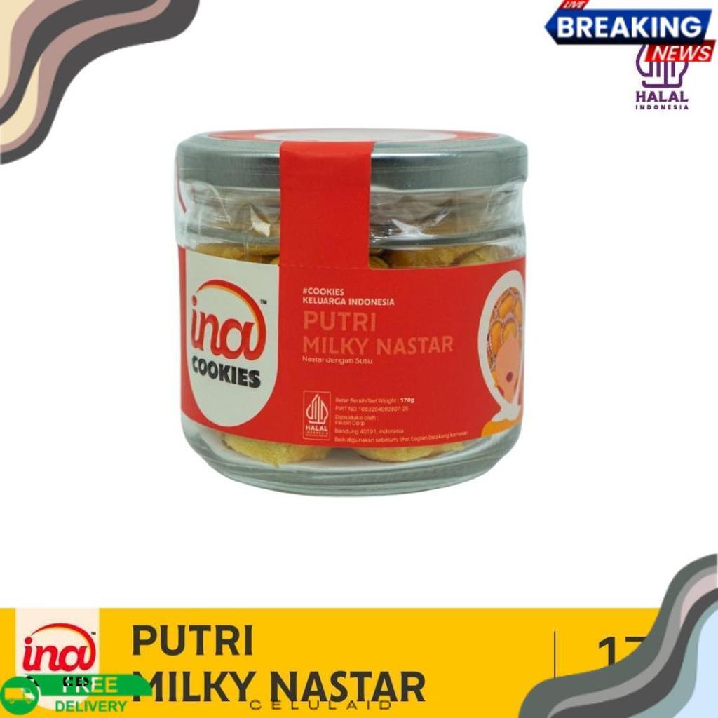 Terlaris Kue Kering Ina Cookies Jar Milky Nastar