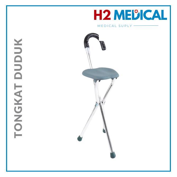 AVICO Tongkat Duduk Lipat / Tongkat Kursi Lipat