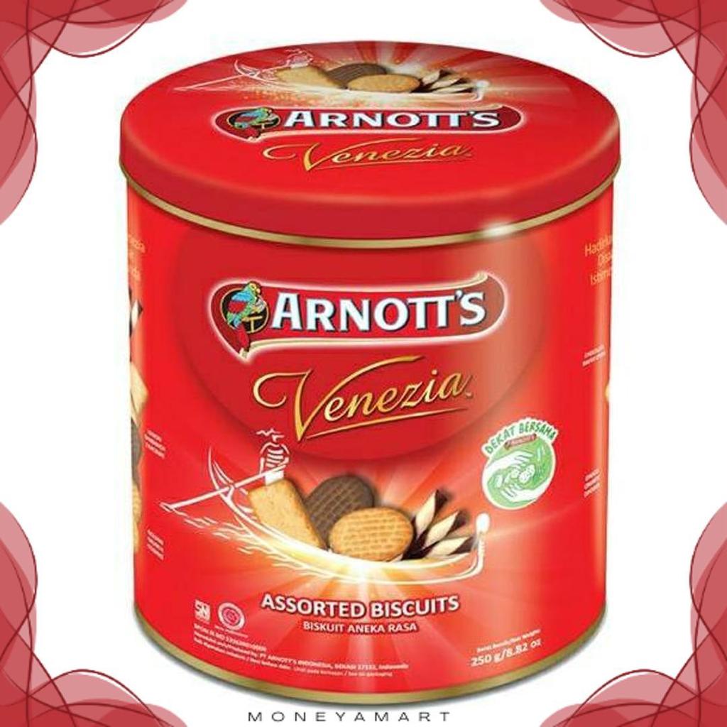 Special Price Arnott'S Venezia Assorted Biscuit Kaleng Kue Lebaran Kue Kering Kue Murah Kue Enak Par