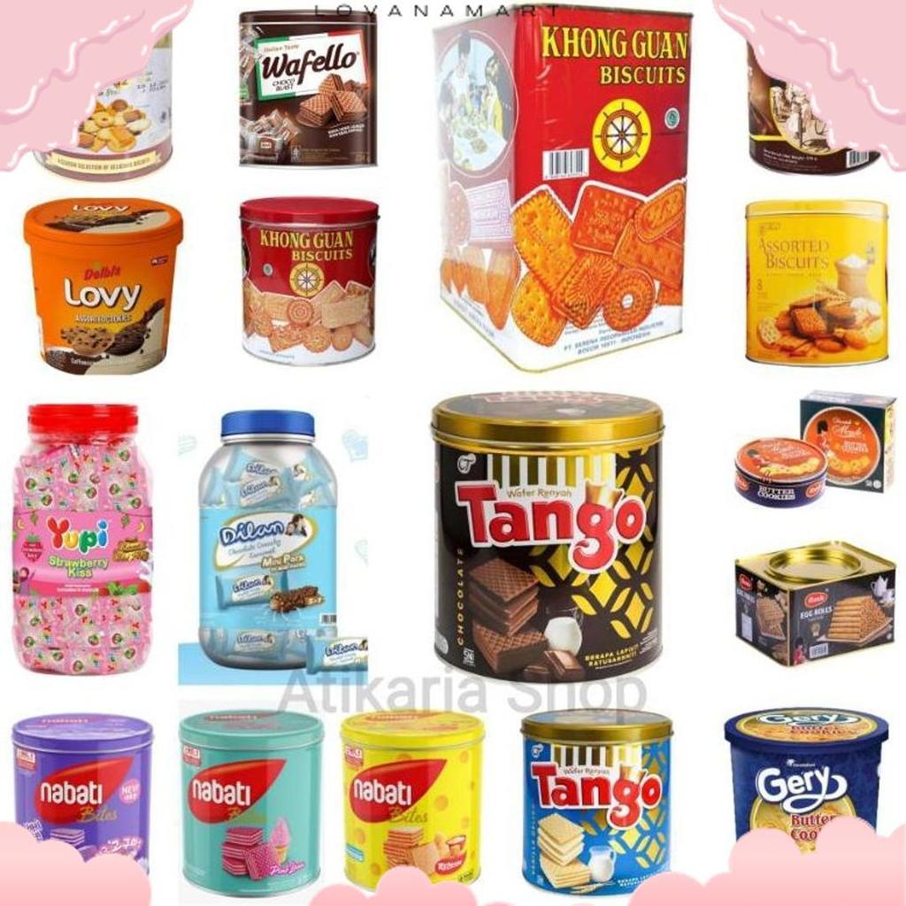 Bisa Cod Aneka Biskuit Jajan Lebaran Kaleng Murah Part 1